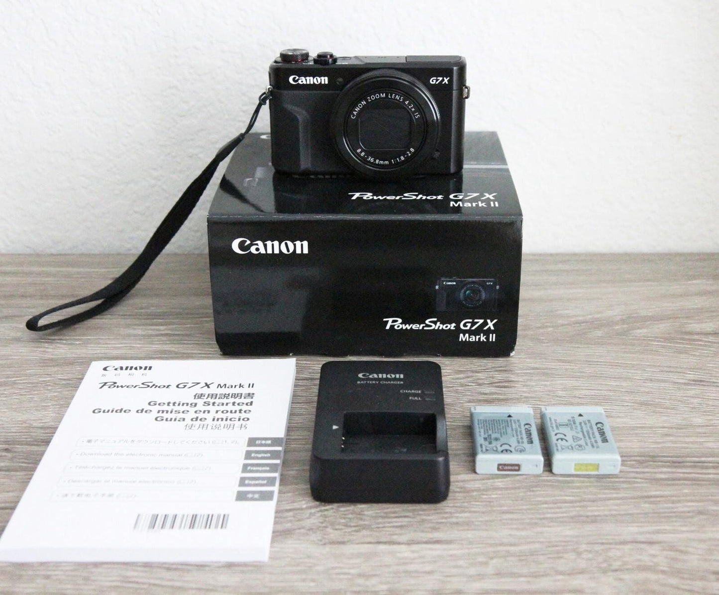 Canon PowerShot G7 X Mark II Black Digital Camera - Great Condition - US Seller