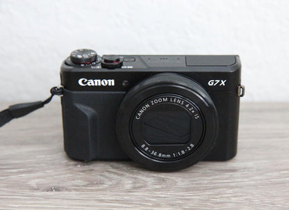 Canon PowerShot G7 X Mark II Black Digital Camera - Great Condition - US Seller