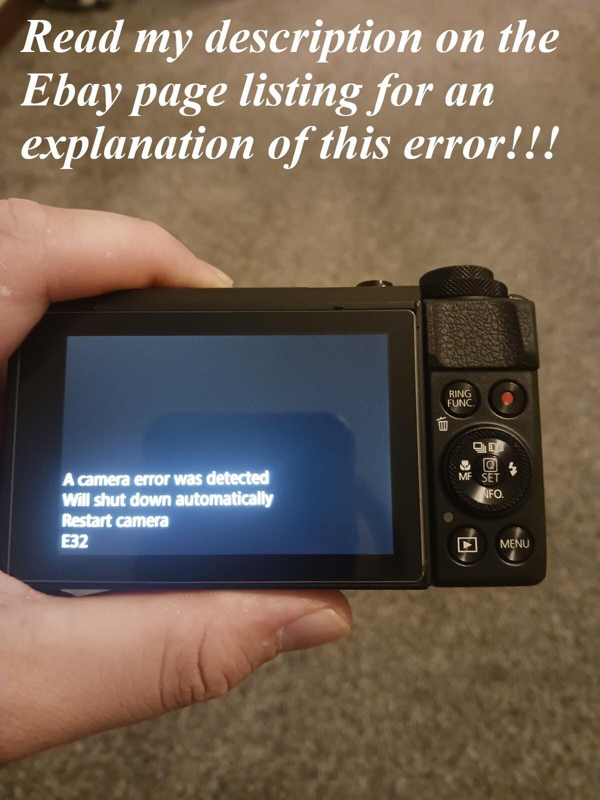 Canon PowerShot G7 X Mark II 20.1MP Compact Camera (Read Description)