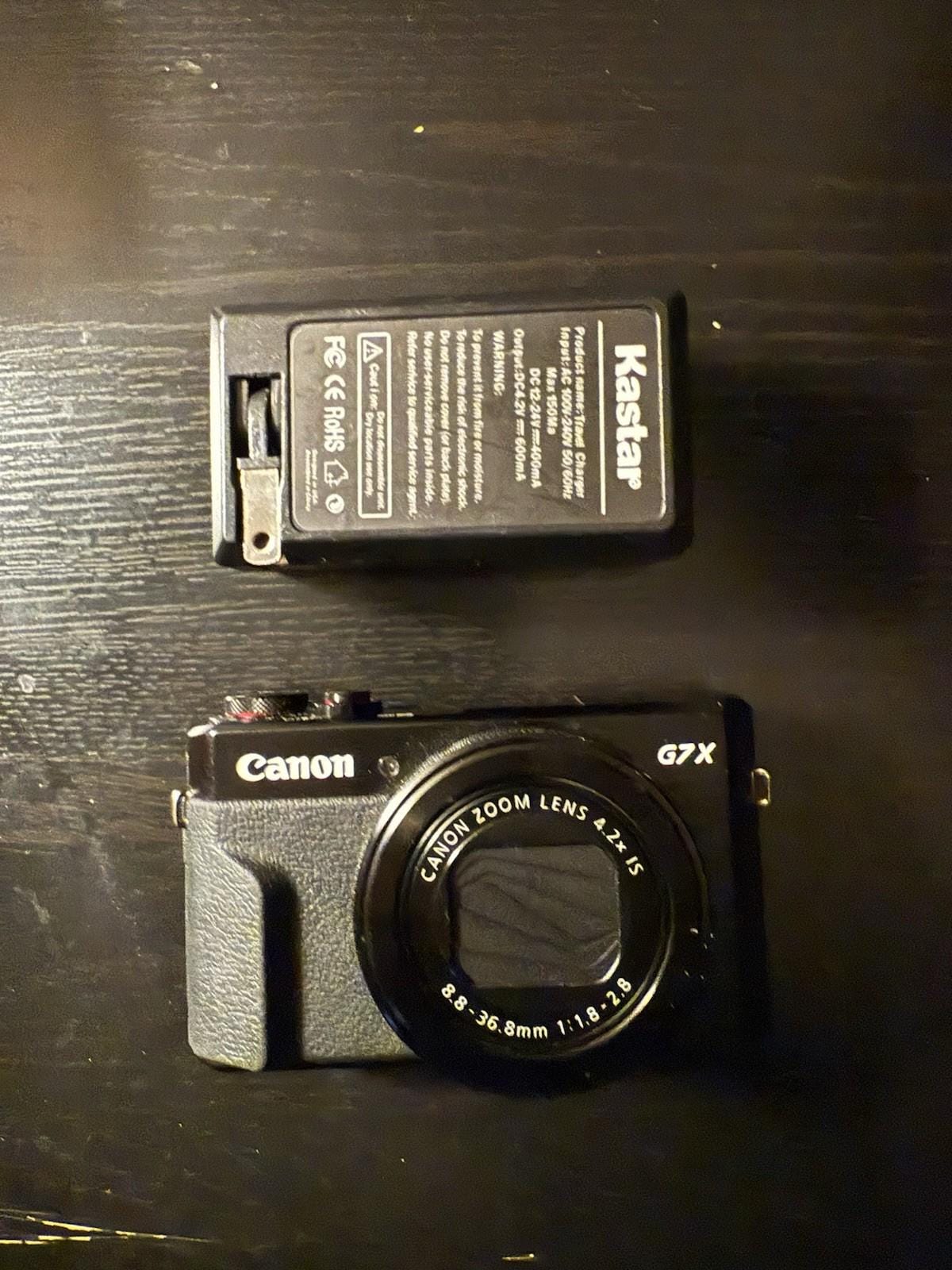 Canon PowerShot G7 X Mark II 20.1 MP Compact Digital Camera - Black