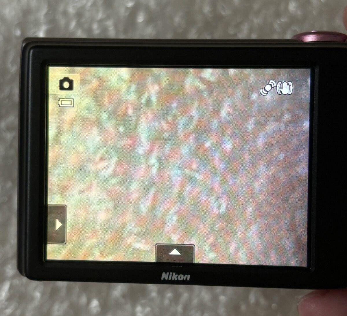 Nikon COOLPIX S6100 Compact Digital Camera Pink Tested w/ Battery