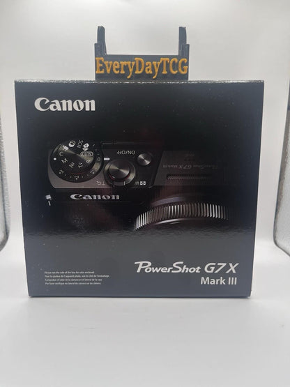 Canon PowerShot G7 X Mark III - 20.1MP Point & Shoot Digital Camera Black Lot# 2
