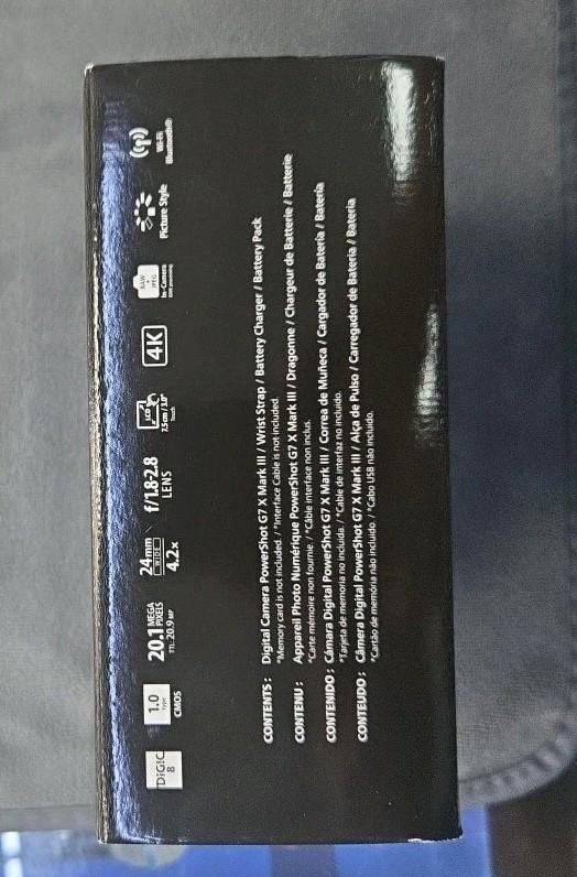 Canon PowerShot G7 X Mark III - 20.1MP Point & Shoot Digital Camera - On the Way