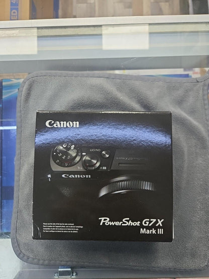Canon PowerShot G7 X Mark III - 20.1MP Point & Shoot Digital Camera - On the Way