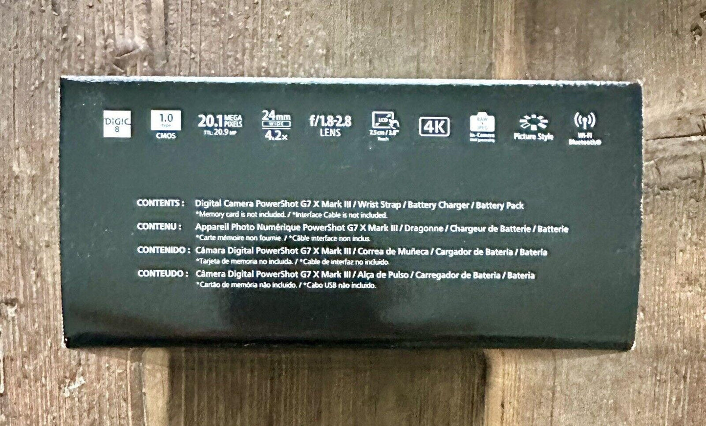 Canon PowerShot G7 X Mark III - 20.1MP Point & Shoot Digital Camera
