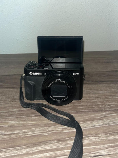 Canon PowerShot G7 X Mark II 20.1MP Compact Camera - Black