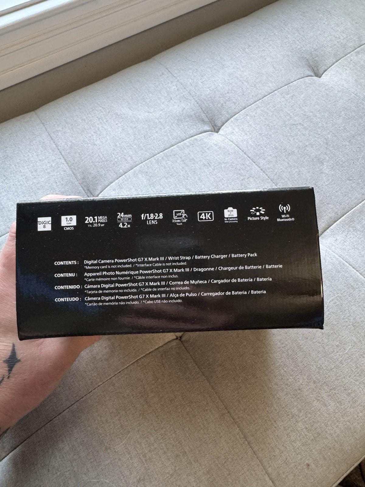 Canon PowerShot G7 X Mark III 20.1MP Point & Shoot Digital Camera Black In Hand!