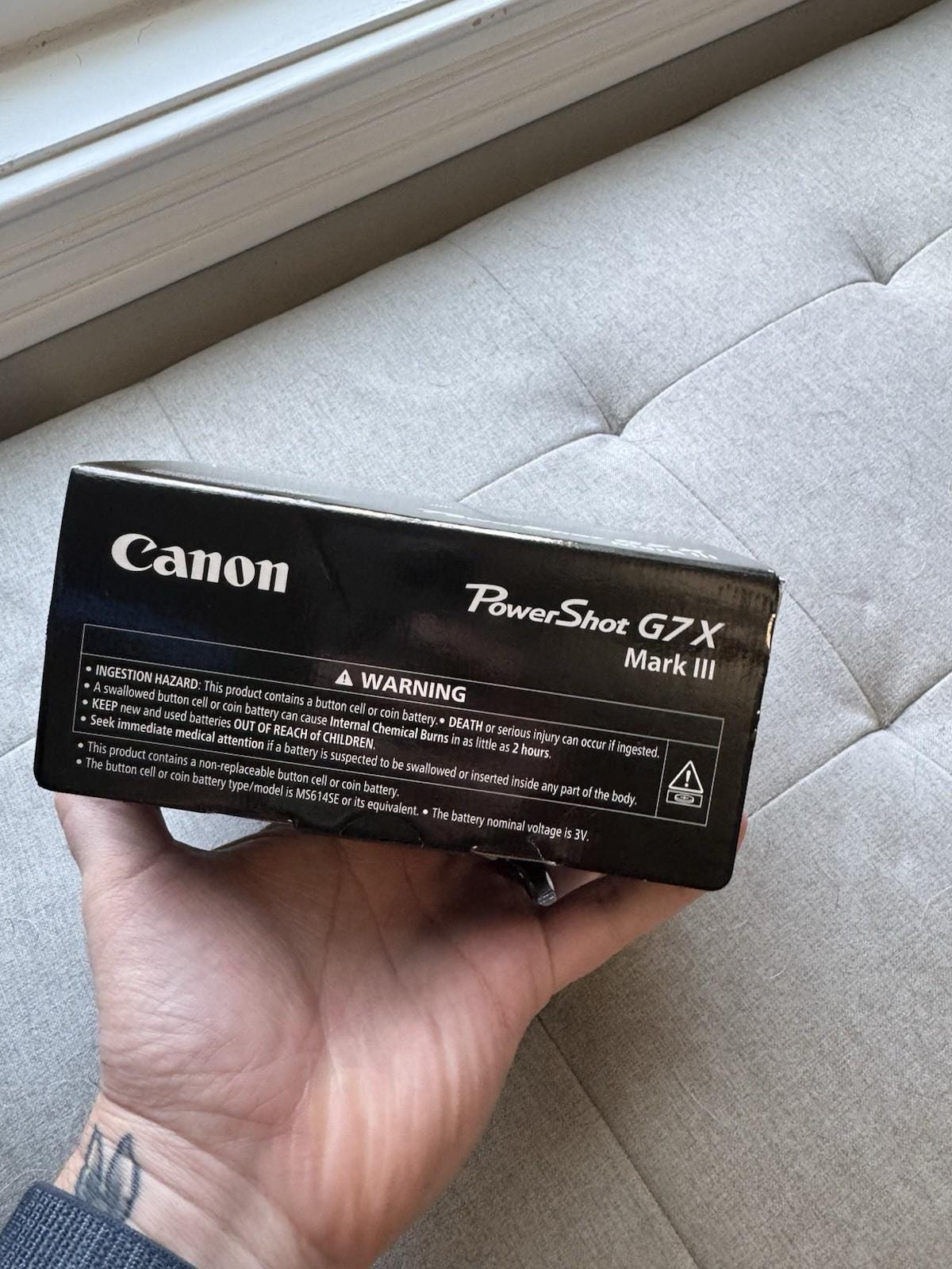 Canon PowerShot G7 X Mark III 20.1MP Point & Shoot Digital Camera Black In Hand!