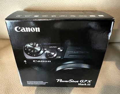Canon PowerShot G7 X Mark III - 20.1MP Digital Camera - Black