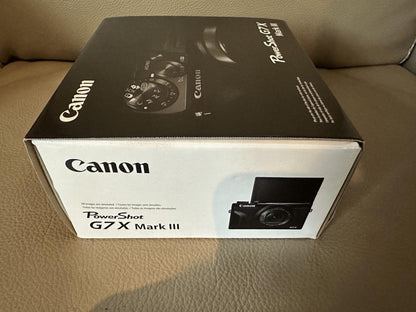 Canon PowerShot G7 X Mark III - 20.1MP Digital Camera - Black