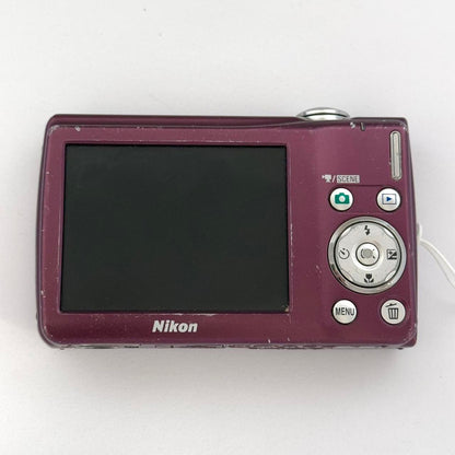 Pre-Owend Nikon Coolpix S220 Plum Digital Camera