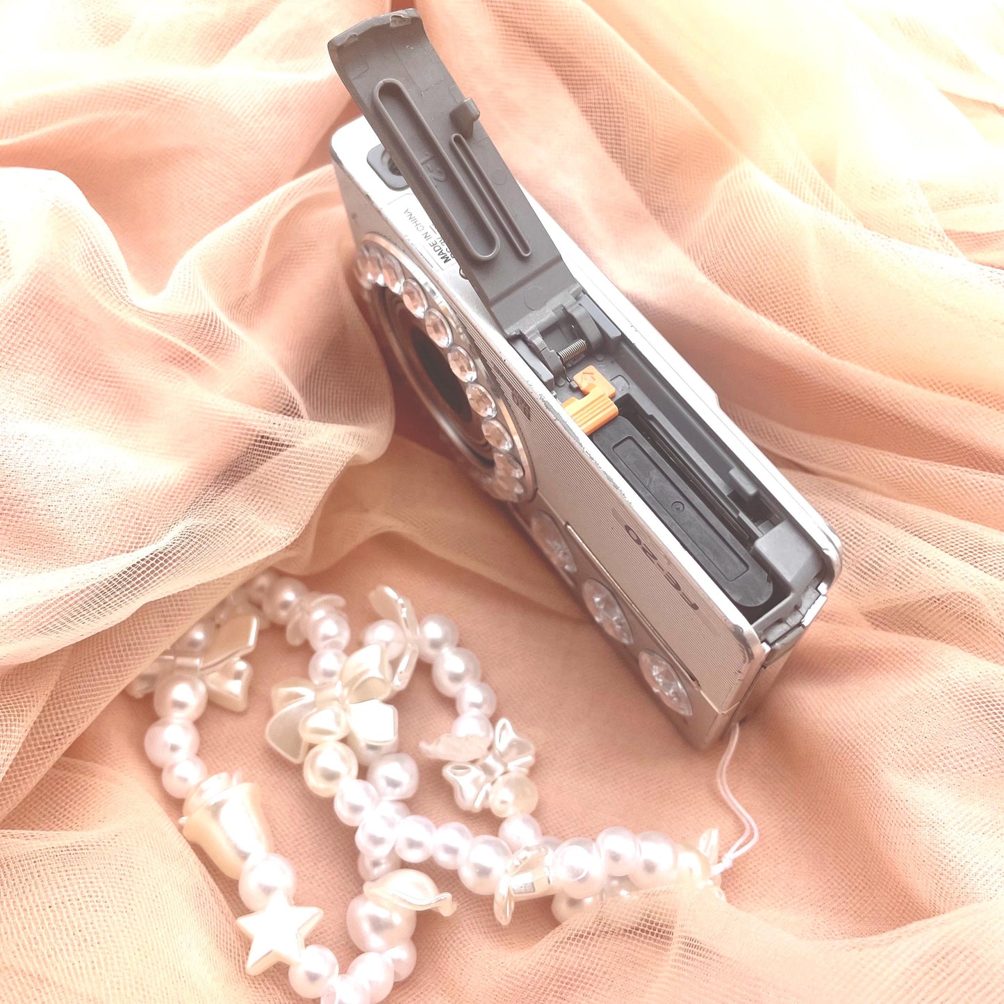 Cute Y2k Aesthetic Olymlus FE 20 hand decorated digital camera PreOwned