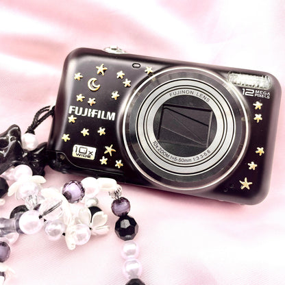 Fujifilm Finepix JZ310 y2k aesthetic decorated digicam with beaded strap, full set PreOwned