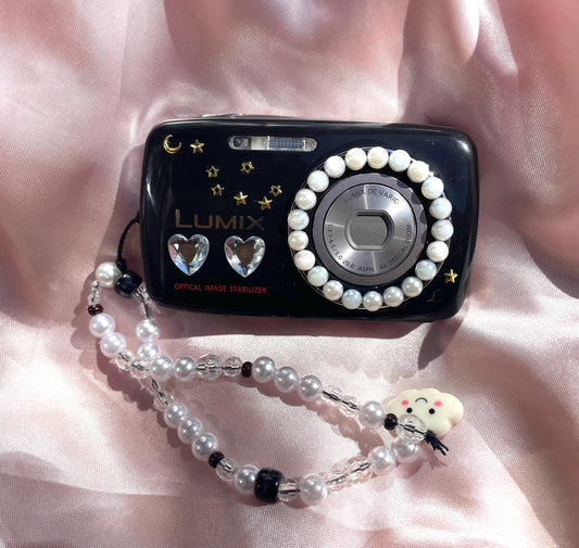 Lumix S1 Cute y2k Aesthetic Digicam with Beaded Strap PreOwned