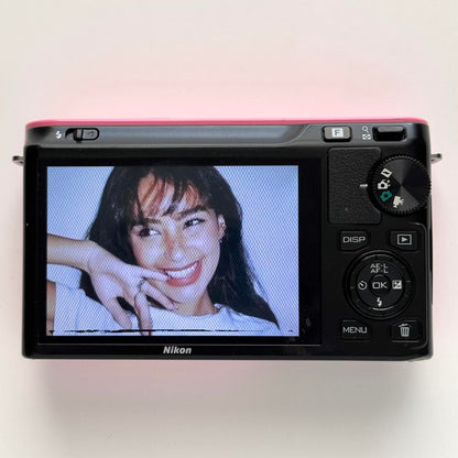 Pre-Owend Nikon 1 J1 Pink Mirrorless Digital Camera 🎀 ₊˚ ⊹ 💗